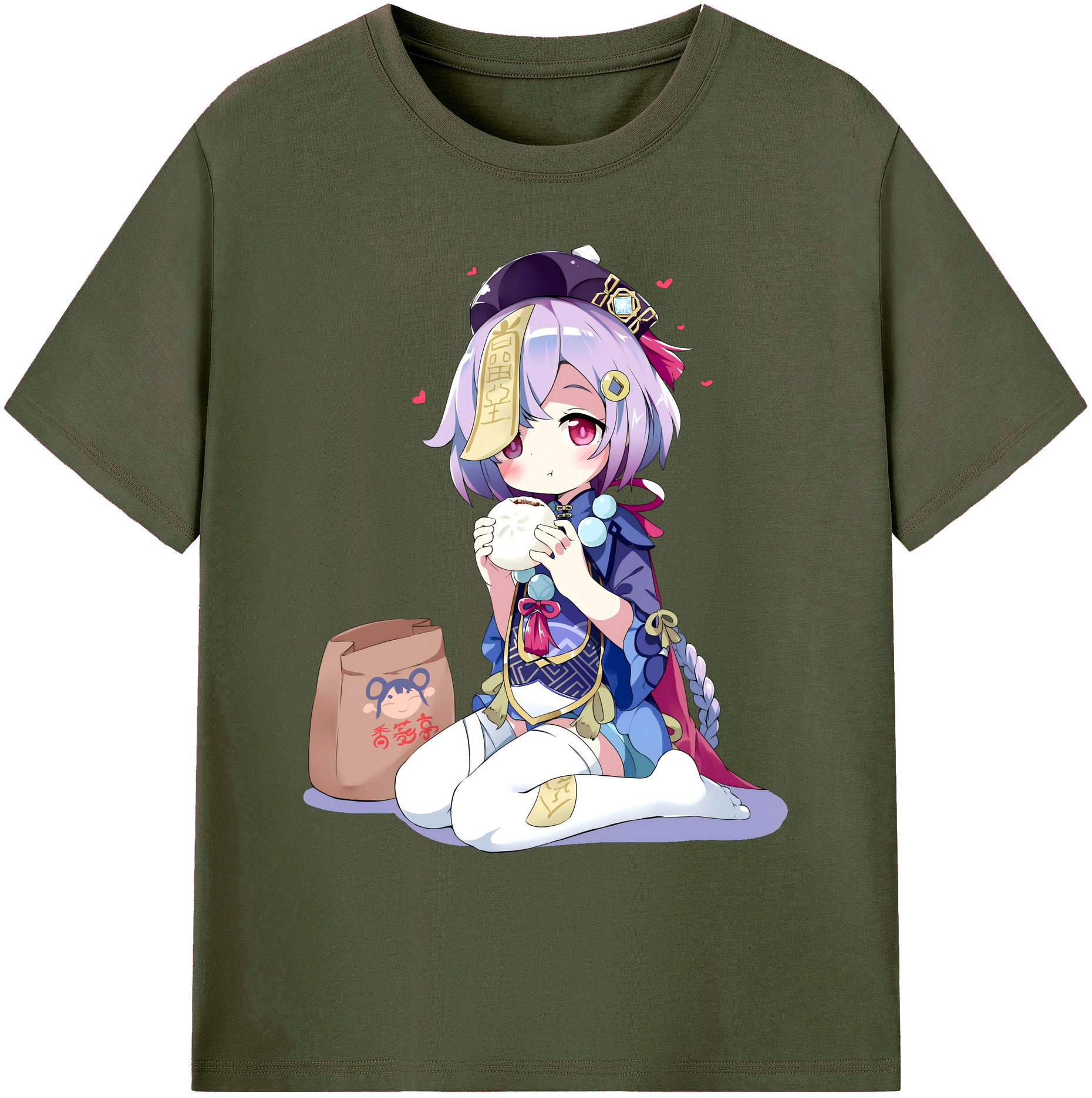 げんし神 七七 なな  genshin Nana 綿100％ メンズ半袖Tシャツ｜肌触りやわらか＆通気性